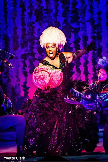 Yvette as Ursula at the Arrow Rock Lyceum Theatre.