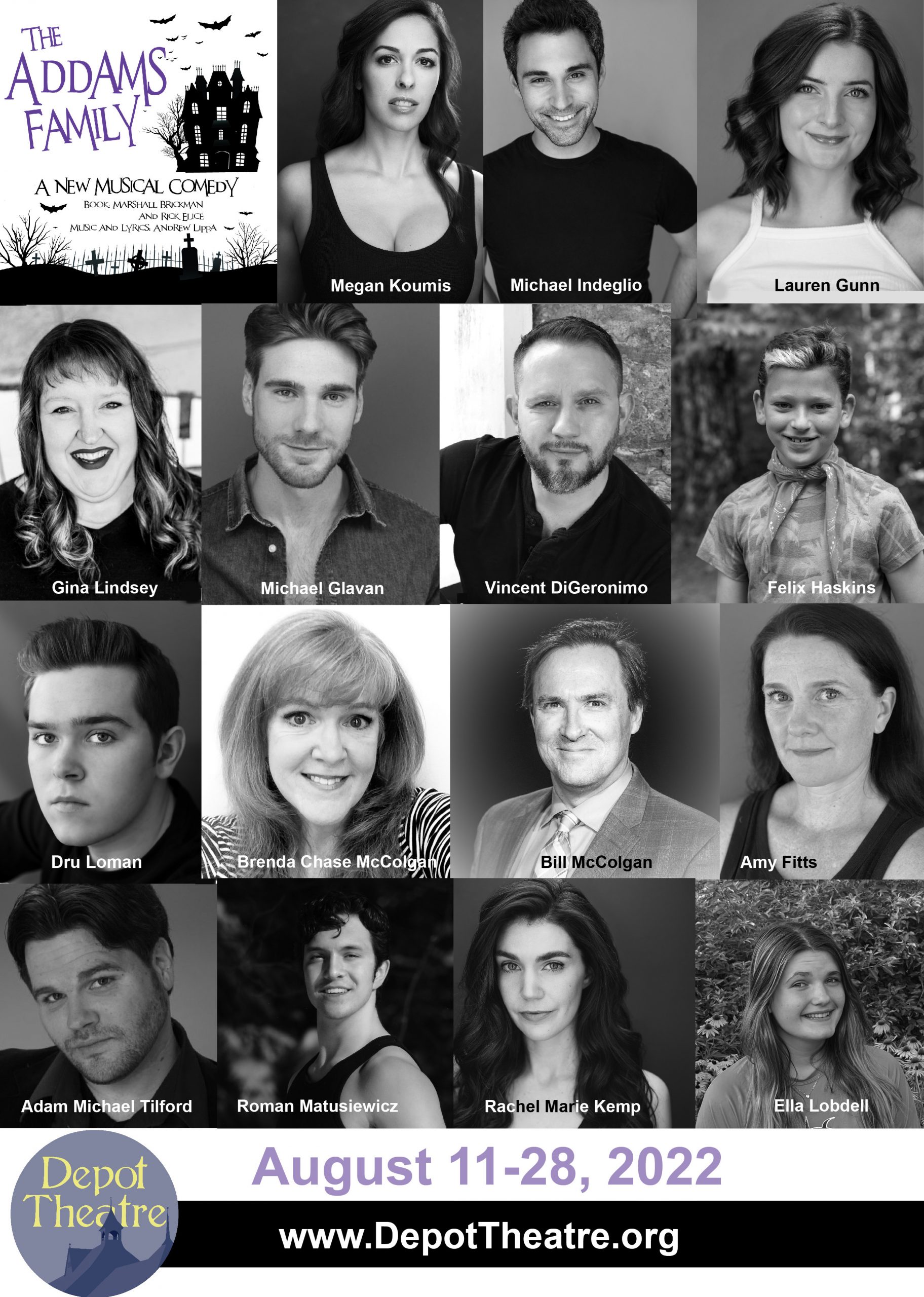 Depot Theatre Announces Monstrous Cast of THE ADDAMS FAMILY